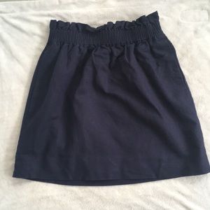 J Crew Sidewalk skirt navy blue size 2